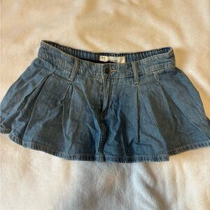 Hollister Blue Denim Skirt